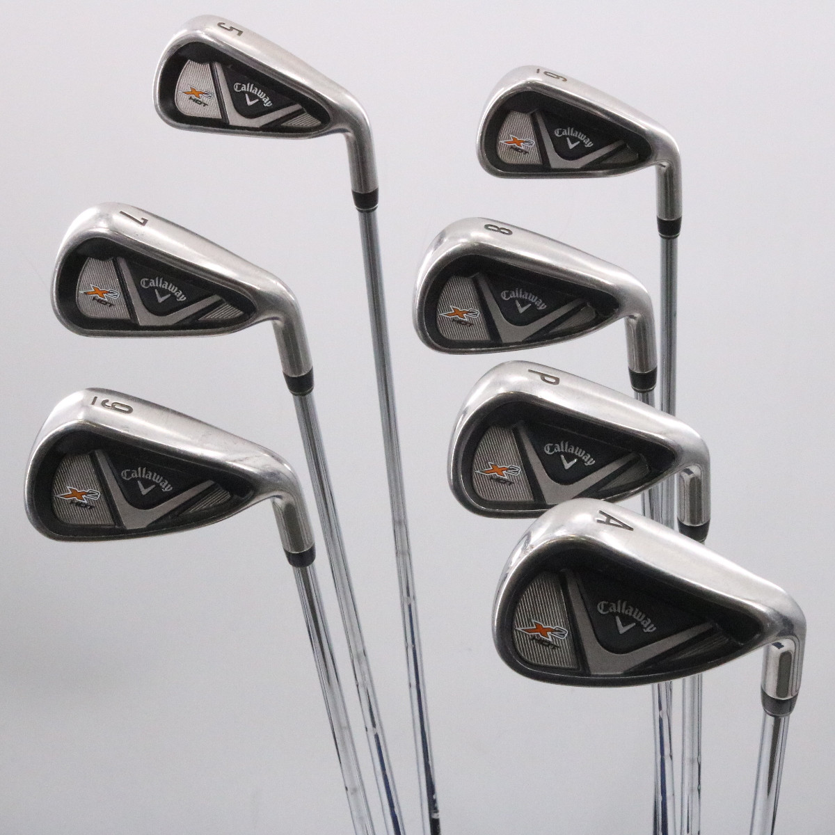 Callaway X2 Hot Iron Set 5P,A True Temper SpeedStep 85 Steel Regular