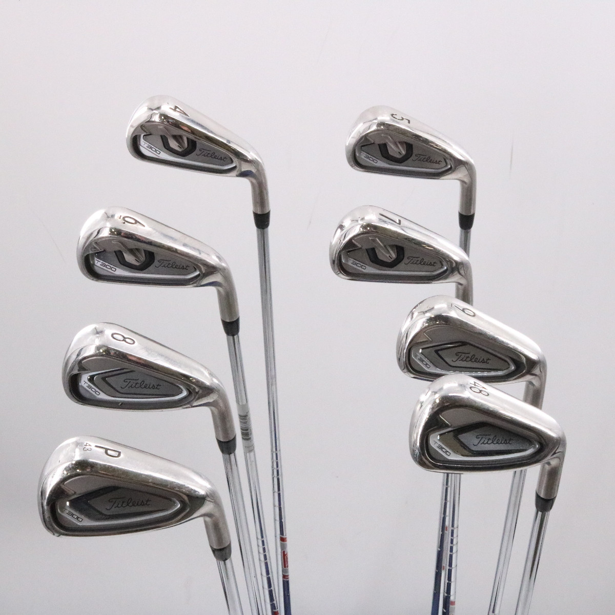 Titleist T300 Iron Set 4P,W48 AMT Red R300 Regular Flex RightHanded