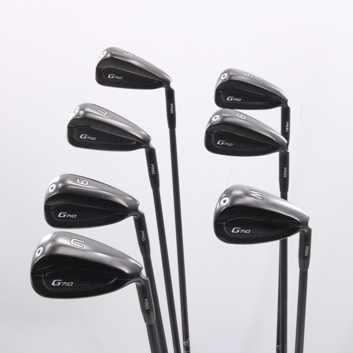 2020 PING G710 Iron Set 5W,U Black Dot Alta CB R AWT Regular RightHand 77301G Mr Topes Golf