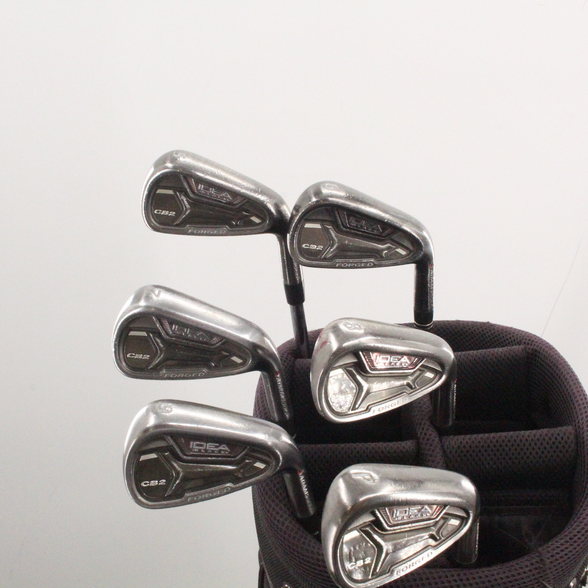 Adams IDEA Pro Black CB2 Iron Set 5P KBS Tour 90 Stiff Flex