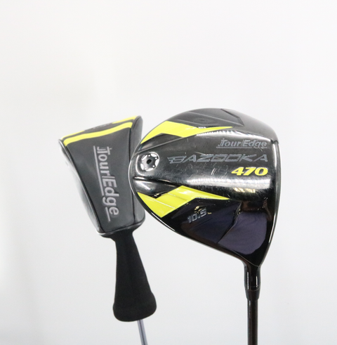 Tour Edge Bazooka 470 Black Driver 10.5 Deg Senior A Flex Headcover