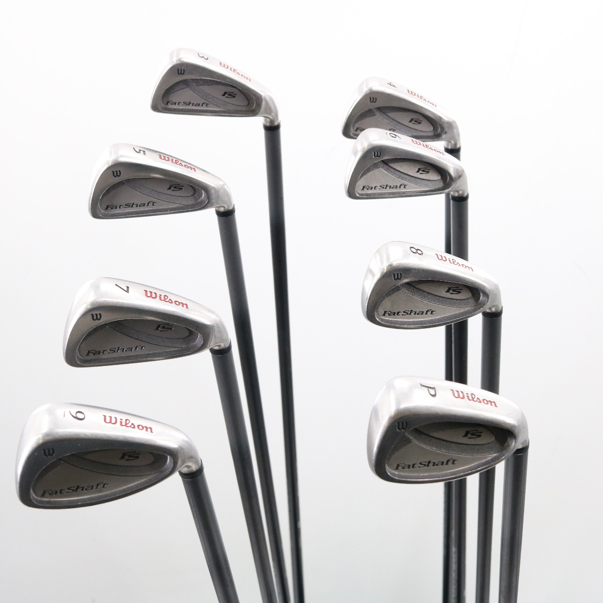 Wilson Fat Shaft II Iron Set 3-P Graphite Shaft Regular Flex Right ...