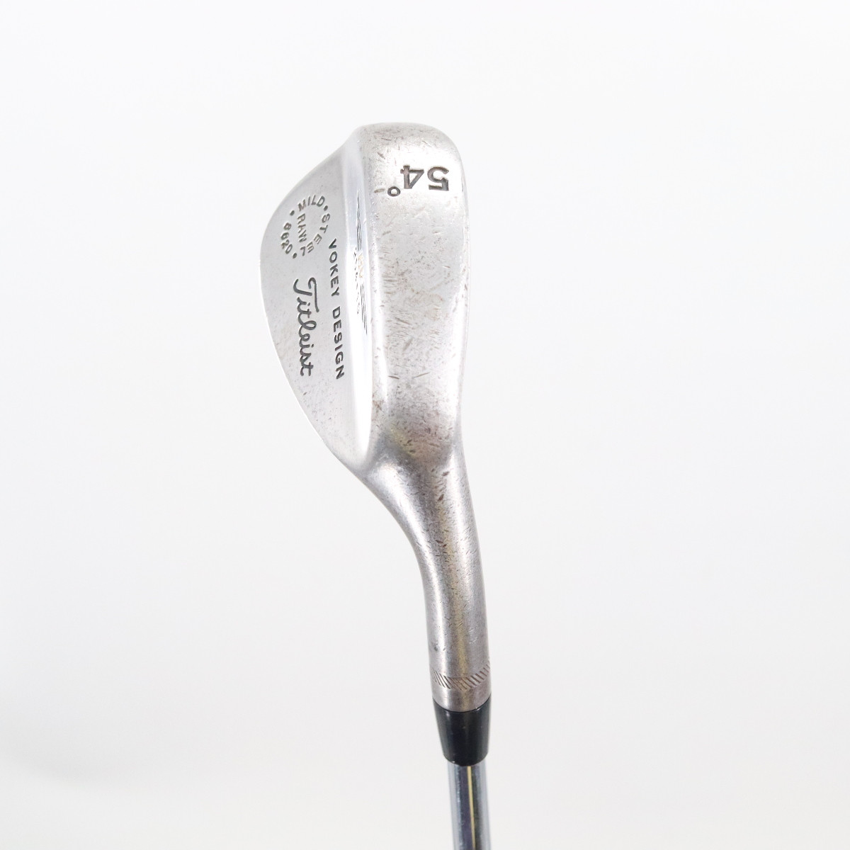 Titleist Vokey Mild Steel Raw 8620 Wedge 54 Degrees 254.10 steel