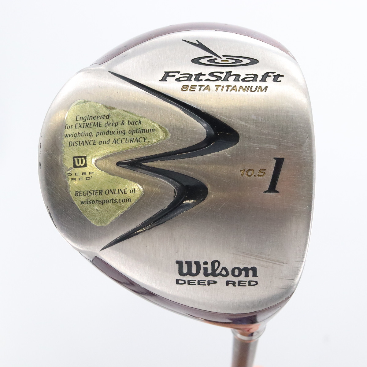 Wilson Deep Red Driver 10.5 Degrees FatShaft Grafalloy Regular Flex