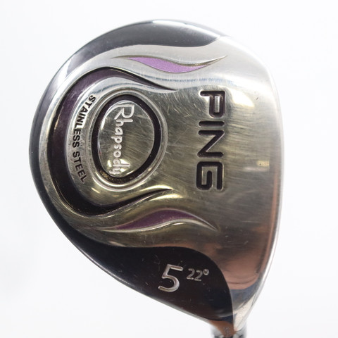 PING Rhapsody Women's Fairway 5 Wood 22 Degrees Graphite Ladies Flex R ...