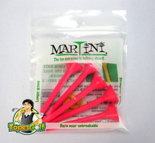 Martini Tees - 5 Pack - 3 1/4" Color Pink - Longer & Straighter Drives GT-11997