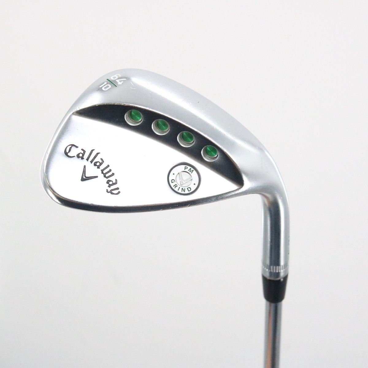 Callaway PM Grind 19 Chrome Lob Wedge 64 Deg Steel KBS 115 Stiff Flex