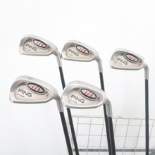 Ping I3 O-Size 7-W,S Iron Set Red Dot Graphite Ladies Flex Right-Handed J-98222
