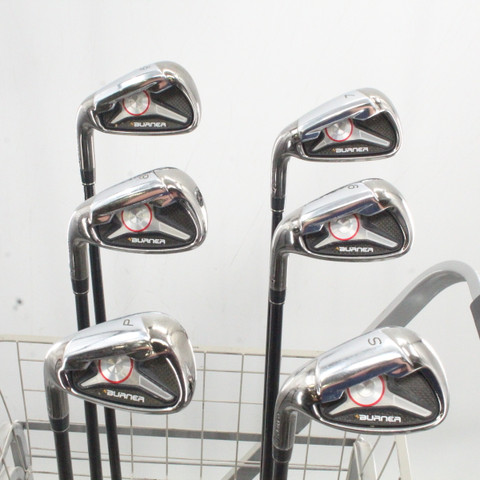 TaylorMade Burner 1.0 Iron Set 6-P,S Graphite REAX 65 Shaft Regular LH ...