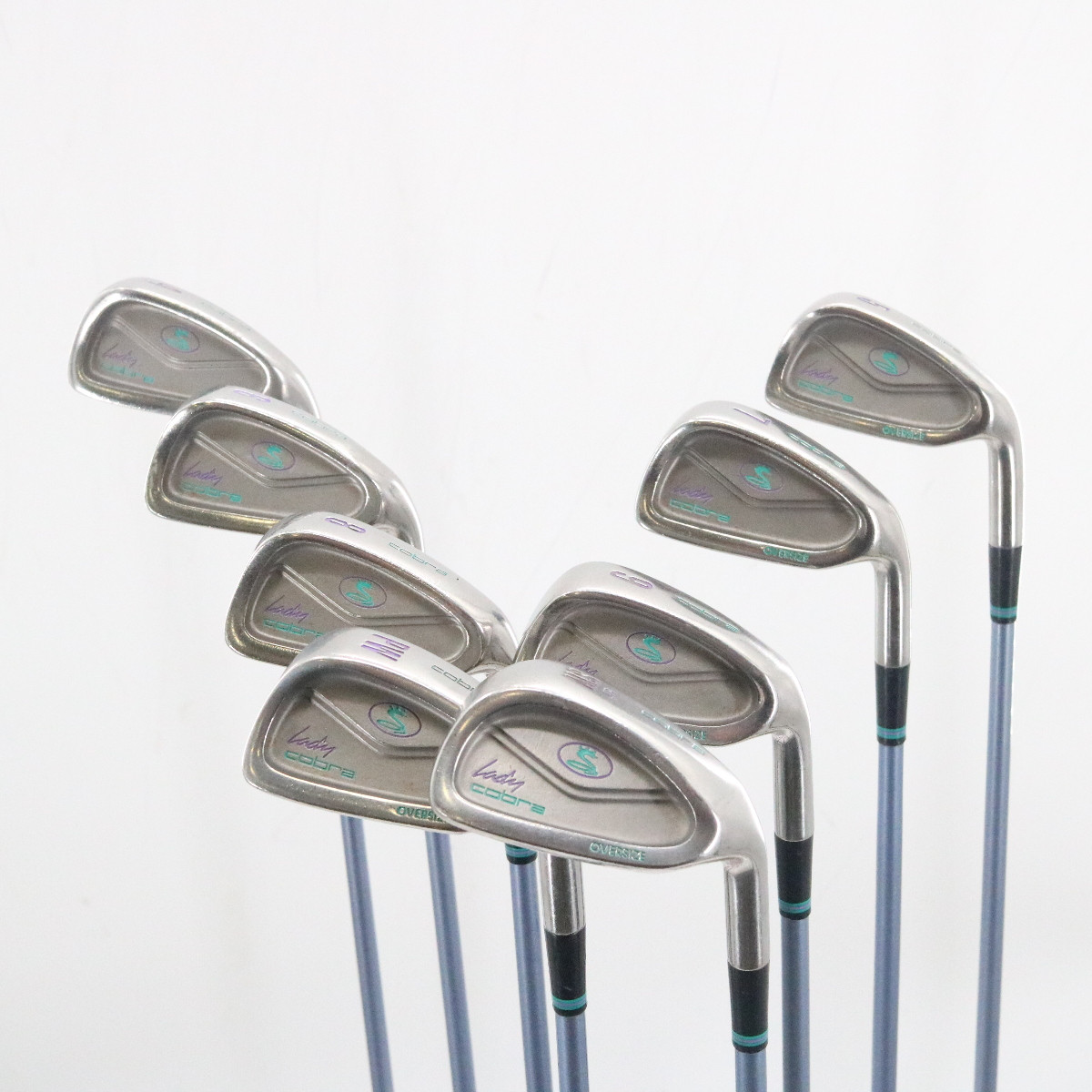 Lady Cobra Oversize Iron Set 4PW,SW Graphite Ladies Flex RightHanded