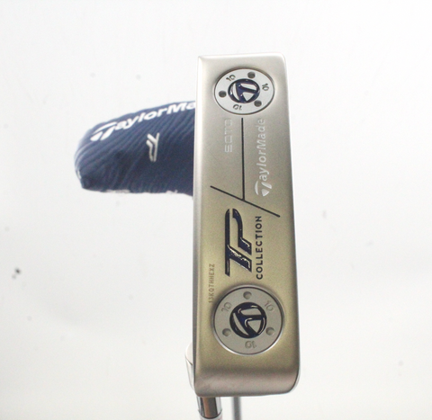 Putter TaylorMade Hydroblast Soto #1 - Acero Inoxidable 303, Insert PureRoll, Longitud 34 Pulgadas, Para Derechos