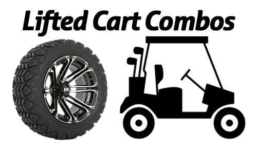 Lifted Golf Cart Wheels and Tires