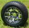 12" RALLY Gunmetal Wheels and 215/50-12 ComfortRide DOT Tires - Set of 4