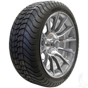 15" RHOX AC603 CHROME Wheels and Innova Driver 205/35R-15" DOT Tires Combo