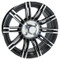 15" RHOX AC538 Machined/ Black Wheels and Innova 205/35R-15" DOT Tires Combo