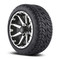 Fairway Alloys Rebel 12" wheel and EFX Fusion Street 205/30-12" tire combo