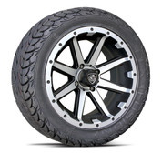 Fairway Alloys Rebel 12" wheel and EFX Fusion Street 205/30-12" tire combo