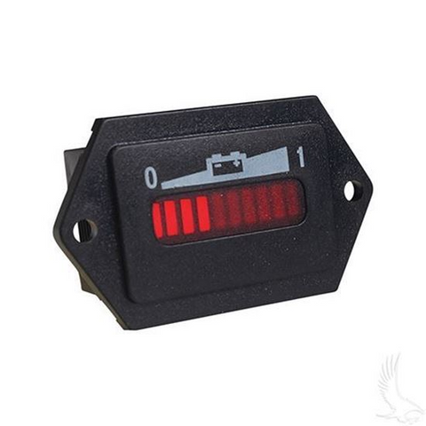 36V Horizontal Digital Charge Meter with Tabs