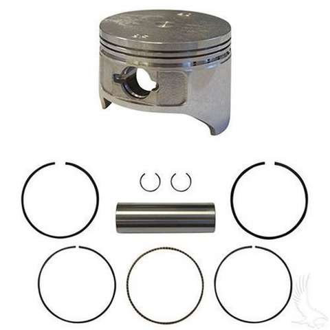 EZGO Piston and Piston Ring Set in .25mm Oversized Size (Fits EZ-GO 4-cycle Gas 1992+ 350cc)