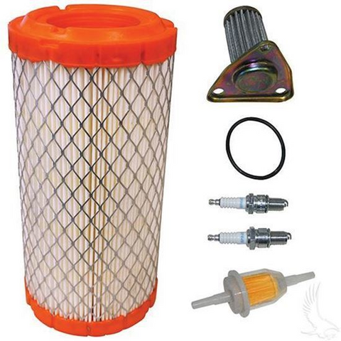 EZGO Golf Cart Tune Up Kit (For 1996+, 295/350cc 4-cycle Gas w/ Oil Filter)