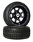 ITP SS108B Black 12" Wheel and ITP Ultra GT DOT Tire Combo