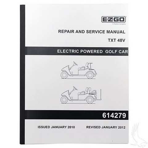 Service Manual For Ezgo Txt Electric 48v 