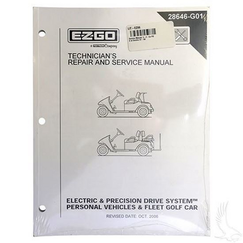 Service Manual for EZGO PDS & Electric 2001-2008