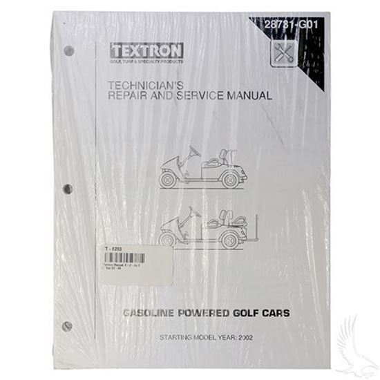 Service Manual for EZGO TXT Gas 2002-2008 | Golf Cart Tire Supply
