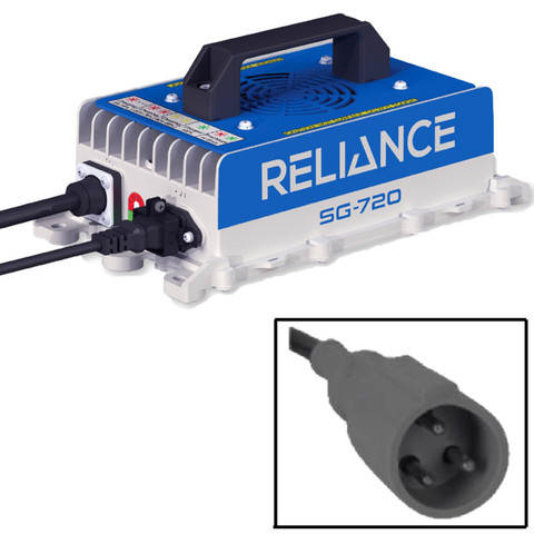 Club Car Battery Charger 48V RELIANCE SG-720 (For Round Plug, 48-Volt/720W)