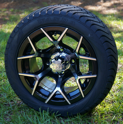 12" EUROSPORT Wheel and Low Profile DOT 215/40-12 Tires