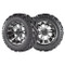 12" OMEGA Machined Aluminum Wheels and 23x10-12 All Terrain Tires Combo - PREDATOR