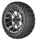 14" OMEGA Machined Aluminum Wheels and 23x10.5-12 All Terrain Tires Combo - PREDATOR