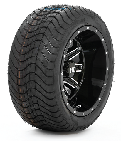 STI HD4 Black 12" Wheels and Slasher GFX 215/40-12 Tires
