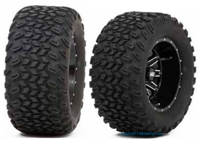 STI HD4 Black 12" Wheels and Slasher AT Trail 23" Tires