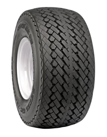 Duro Sawtooth 18x8.50-8 Tires 6-ply and Steel Golf Cart Wheels Combo