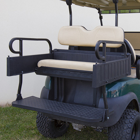 Club Car Precedent Aluminum Rear Seat / Cargo Box Combo Kit - BEIGE | GCTS