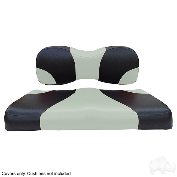 Yamaha G29/ DRIVE Seat Covers Sport Front Seats Black/Silver GCTS