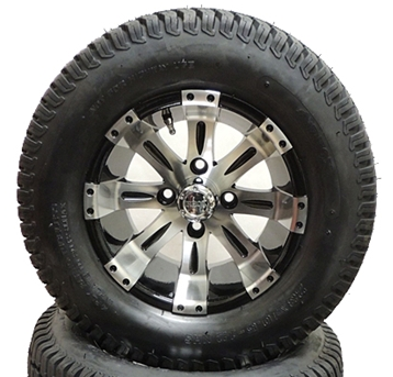 RHOX Vegas 12" Wheels and 23x10.5-12 Turf Tires Combo