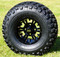 10" VAMPIRE Gloss Black Aluminum Wheels and 22x11-10 All Terrain Tires Combo - Set of 4