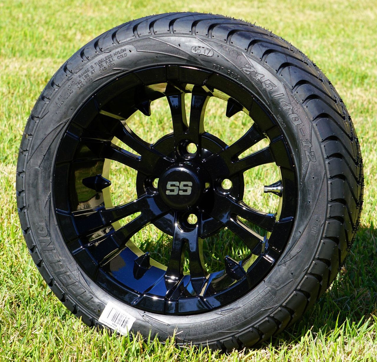 14" STALKER Golf Cart Wheels And 205/30-14 Low Profile DOT Golf Cart Tires 01  53838.1450850795.1280.1280