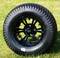 12" VAMPIRE Gloss Black Aluminum Wheels and 23x10.5-12" TURF Tires Combo - Set of 4