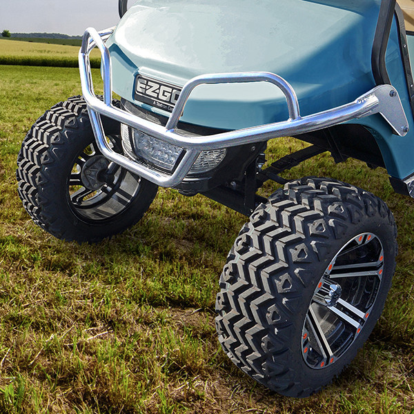 EZGO TXT Stainless Steel Brush Guard For 2014+ Carts Golf Cart Tire