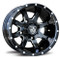 Fairway Alloys 12" Shift Wheel and EFX 205/30-12" Fusion Low Profile Tires