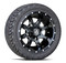 Fairway Alloys 12" Shift Wheel and EFX 205/30-12" Fusion Low Profile Tires