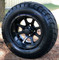 12" TREMOR Matte Black Aluminum Wheels and 22x9.5-12" ELITE Street DOT Tires Combo