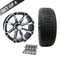 15" RHOX AC599 Machined/ Black Wheels and Innova 205/35R-15" DOT Tires Combo