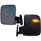 LED Turn Signal Golf Cart Mirrors - Fully Adjustable Side Mirrors
