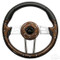 13" Aviator 4 Steering Wheel - Woodgrain