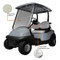 Clear Vinyl Portable Golf Cart Windshield (Flexible PVC, Fits ALL Carts)