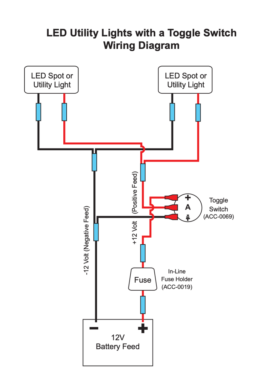 12 volt toggle switch wiring